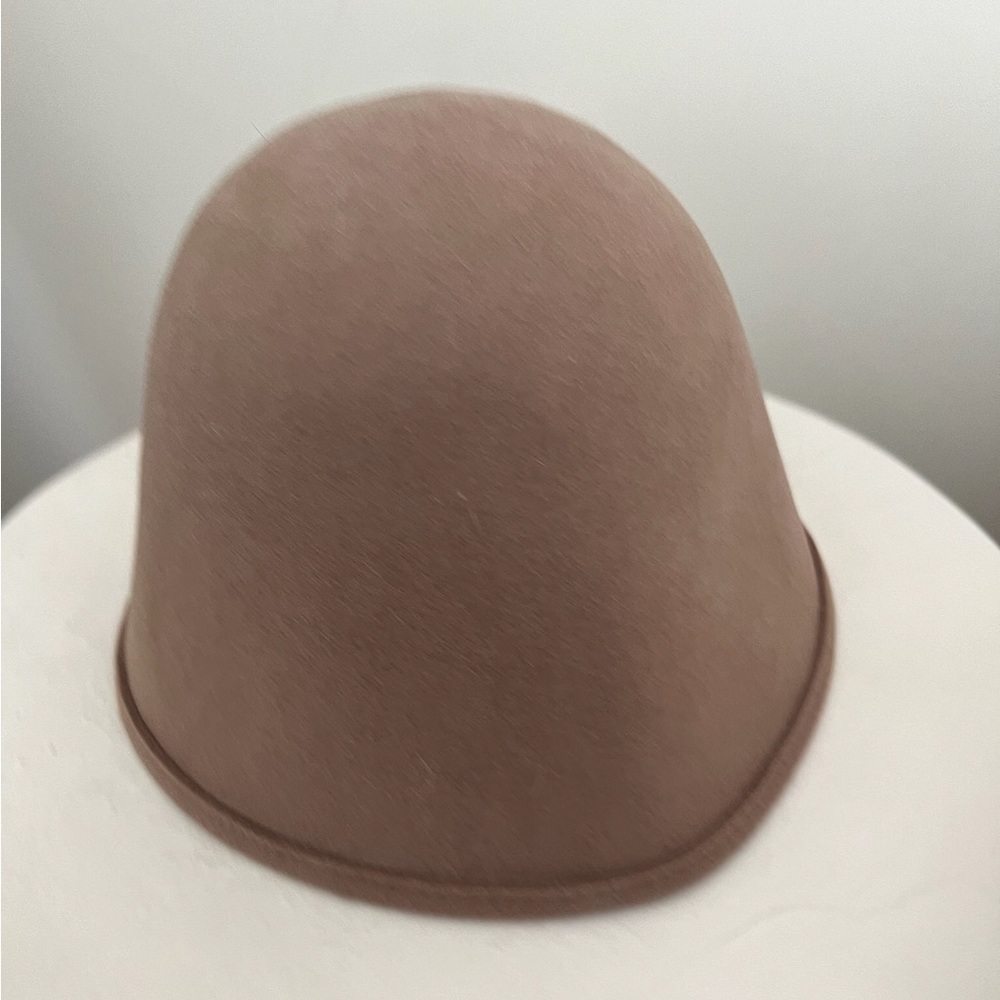 Moussy wool Brown bucket Hat